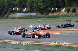 Felix Rosenqvist (SWE) KFZTEILE24 MÜCKE MOTORSPORT Dallara F312 Mercedes 21.06.2014. FIA F3 European Championship 2014, Round 5, Race 1, Spa-Francorchamps