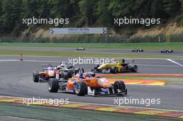 Lucas Auer (AUT) KFZTEILE24 MÜCKE MOTORSPORT Dallara F312 Mercedes 21.06.2014. FIA F3 European Championship 2014, Round 5, Race 1, Spa-Francorchamps