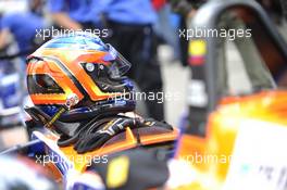 helmet of Tatiana Calderon (COL) JO ZELLER RACING Dallara F312 Mercedes 21.06.2014. FIA F3 European Championship 2014, Round 5, Race 1, Spa-Francorchamps