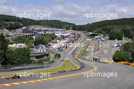 Max Verstappen (NED) VAN AMERSFOORT RACING Dallara F312 Volkswagen, race start, Eau Rouge 21.06.2014. FIA F3 European Championship 2014, Round 5, Race 1, Spa-Francorchamps