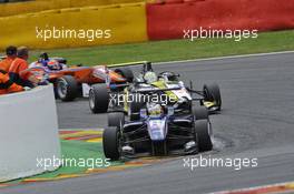 Felix Serralles (USA) TEAM WEST-TECF3 Dallara F312 Mercedes 22.06.2014. FIA F3 European Championship 2014, Round 5, Race 2, Spa-Francorchamps