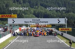grid race 2 22.06.2014. FIA F3 European Championship 2014, Round 5, Race 2, Spa-Francorchamps