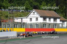 Lucas Auer (AUT) KFZTEILE24 MÜCKE MOTORSPORT Dallara F312 Mercedes 22.06.2014. FIA F3 European Championship 2014, Round 5, Race 3, Spa-Francorchamps