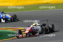 Jake Dennis (GBR) CARLIN Dallara F312 Volkswagen 22.06.2014. FIA F3 European Championship 2014, Round 5, Race 3, Spa-Francorchamps
