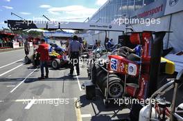 pit lane impression 27.06.2014. FIA F3 European Championship 2014, Round 6, Qualifying 1, Norisring