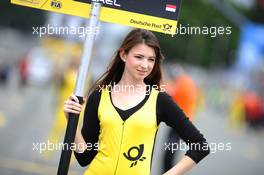 grid girl 29.06.2014. FIA F3 European Championship 2014, Round 6, Race 3, Norisring, Nürnberg