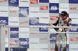 podium rookie championship, Santino Ferrucci (USA)  EUROINTERNATIONAL Dallara F312 Mercedes 29.06.2014. FIA F3 European Championship 2014, Round 6, Race 3, Norisring, Nürnberg