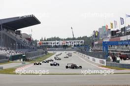Start Formation Lap 12.07.2014. FIA F3 European Championship 2014, Round 7, Race 1, Moscow Raceway, Moscow, Russia