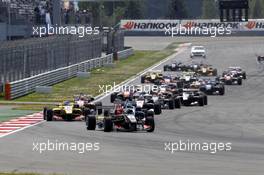 Start Race 1,  12.07.2014. FIA F3 European Championship 2014, Round 7, Race 1, Moscow Raceway, Moscow, Russia
