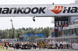 F3 Startgrid 13.07.2014. FIA F3 European Championship 2014, Round 7, Race 3, Moscow Raceway, Moscow, Russia