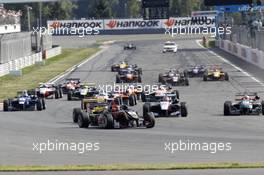 Start Race 3 13.07.2014. FIA F3 European Championship 2014, Round 7, Race 3, Moscow Raceway, Moscow, Russia
