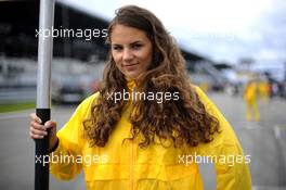 Gridgirl 17.08.2014. FIA F3 European Championship 2014, Round 9, Race 2, Nürburgring, Nürburg