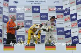 Lucas Auer (AUT) KFZTEILE24 MÜCKE MOTORSPORT Dallara F312 Mercedes 17.08.2014. FIA F3 European Championship 2014, Round 9, Race 3, Nürburgring, Nürburg