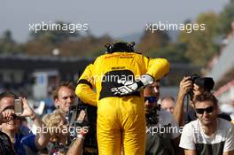 Winner Tom Blomqvist (GBR) Jagonya Ayam with Carlin Dallara F312 – Volkswagen 12.10.2014. FIA F3 European Championship 2014, Round 10, Race 2, Imola