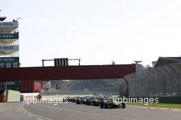 Start of the Race,  12.10.2014. FIA F3 European Championship 2014, Round 10, Race 2, Imola