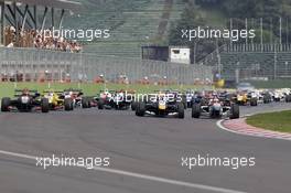 Start of the Race 12.10.2014. FIA F3 European Championship 2014, Round 10, Race 3, Imola