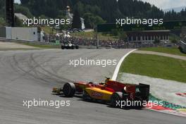 Race 2, Stefano Coletti (MON) Racing Engineering 22.06.2014. GP2 Series, Rd 4, Spielberg, Austria, Sunday.