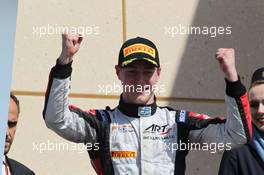 Race 1 Podium: Stoffel Vandoorne (BEL), ART Grand Prix (race winner) 05.04.2014. GP2 Series, Rd 1, Sakhir, Bahrain,Saturday.