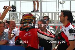 Race 1: Stoffel Vandoorne (BEL), ART Grand Prix (race winner) 05.04.2014. GP2 Series, Rd 1, Sakhir, Bahrain,Saturday.