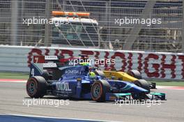 Race 1: Julian Leal (COL), Carlin 05.04.2014. GP2 Series, Rd 1, Sakhir, Bahrain,Saturday.