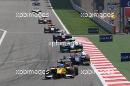 Race 1: Jolyon Palmer (GBR), DAMS 05.04.2014. GP2 Series, Rd 1, Sakhir, Bahrain,Saturday.