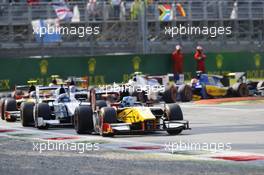 Race 2, Start of the race 07.09.2014. GP2 Series, Rd 09, Monza, Italy, Sunday.