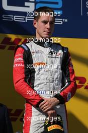 Race 2, Stoffel Vandoorne (BEL), ART Grand Prix 2nd on the podium 12.10.2014. GP2 Series, Rd 10, Sochi Autodrom, Sochi, Russia, Sunday.