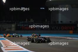 Race 1, Mitch Evans (NZL) RT Russian Time 22.11.2014. GP2 Series, Rd 11, Yas Marina Circuit, Abu Dhabi, UAE, Saturday.