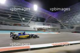 Race 1, Felipe Nasr (BRA) Carlin 22.11.2014. GP2 Series, Rd 11, Yas Marina Circuit, Abu Dhabi, UAE, Saturday.