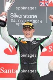 Race 2, Richie Stanaway (NZL) Status Grand Prix (race winner) 06.07.2014. GP3 Series, Rd 3, Silverstone, England, Sunday.