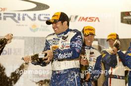 Podium; Memo Rojas (MEX) Chip Ganassi Racing Riley DP Ford EcoBoost 15.03.2014. 12 Hours of Sebring, Friday, Sebring, USA.