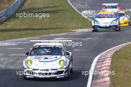 Christian Menzel, Wolfang Kohler, Manthey Racing, Porsche 911 GT3 Cup 29.03.2014. VLN ADAC-Westfalenfahrt, Round 1, Nurburgring, Germany.