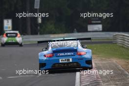Martin Ragginger, Alexandre Imperatori, Falken Motorsport, Porsche 911 GT3 R 12.04.2014. VLN DMV 4-Stunden-Rennen, Round 2, Nurburgring, Germany.