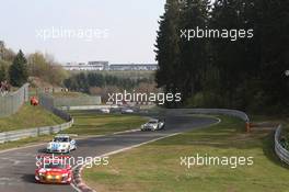 Rene Rast, Chris Mamerow, Phoenix Racing, Audi R8 LMS ultra 12.04.2014. VLN DMV 4-Stunden-Rennen, Round 2, Nurburgring, Germany.