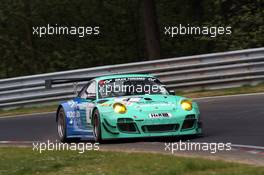 Martin Ragginger, Alexandre Imperatori, Falken Motorsport, Porsche 911 GT3 R 12.04.2014. VLN DMV 4-Stunden-Rennen, Round 2, Nurburgring, Germany.