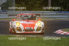Klaus Abbelen, Sabine Schmitz, Patrick Huisman, Frikadelli Racing Team, Porsche 911 GT3 R 02.08.2014. VLN RCM-DMV-Grenzlandrennen, Round 6, Nurburgring, Germany.