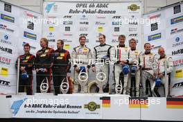 Podium 23.08.2014. VLN Sechs-Stunden-ADAC-Ruhr-Pokal-Rennen, Round 7, Nurburgring, Germany.