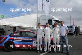 Jesse Krohn, Alexander Mies, Jake Hughes, Dirk Adorf, BMW Motorsport, BMW M235i Racing, Portrait 23.08.2014. VLN Sechs-Stunden-ADAC-Ruhr-Pokal-Rennen, Round 7, Nurburgring, Germany.