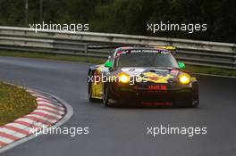 Mike Stursberg, Norbert Siedler, Uwe Alzen, Haribo Racing Team, Porsche 911 GT3 R 23.08.2014. VLN Sechs-Stunden-ADAC-Ruhr-Pokal-Rennen, Round 7, Nurburgring, Germany.