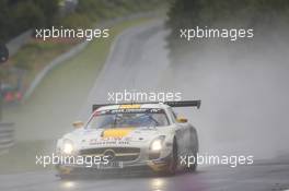 Thomas Jäger, Jan Seyffarth, Rowe Racing, Mercedes-Benz SLS AMG GT3 23.08.2014. VLN Sechs-Stunden-ADAC-Ruhr-Pokal-Rennen, Round 7, Nurburgring, Germany.