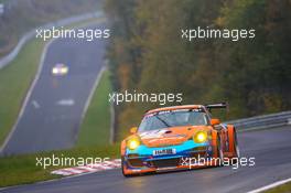Wolfgang Kaufmann, Eberhard Braunach, Kremer Racing, Porsche 911 GT3 KR 25.10.2014. VLN RVLN DMV Münsterlandpokal, Round 10, Nurburgring, Germany.