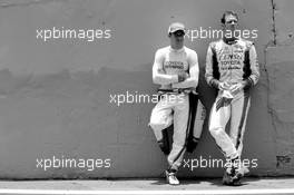 (L to R): Stephane Sarrazin (FRA)and Alexander Wurz (AUT) #07 Toyota Racing Toyota TS040 Hybrid. 30.11.2014. FIA World Endurance Championship, Round 8, Six Hours of Sao Paulo, Interlagos, Sao Paulo, Brazil. Sunday.