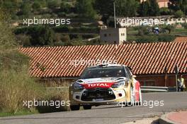 Khalid Al Qassimi, Chris Patterson (Citroen DS3 WRC, #12 Citroen Total Abu Dhabi WRT) 23-26.10.2014. World Rally Championship, Rd 12,  Rally de Espana, Salou, Spain.