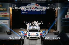 Andreas Mikkelsen ,Ola Floene (Volkswagen Polo R WRC, #9 Volkswagen Motorsport II) 2-5.10.2014. World Rally Championship, Rd 11,  Rally France, Strasbourg, France.