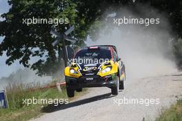 Krzysztof Holowczyc (POL) Lukasz Kurzeja (POL), Ford Fiesta WRC 26-29.06.2014. World Rally Championship, Rd 7, Rally Poland, Mikolajki, Poland.