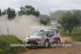 Mads Ostberg, Jonas Andersson (Citroen DS3 WRC, #4 Citroen Total Abu Dhabi WRT) 26-29.06.2014. World Rally Championship, Rd 7, Rally Poland, Mikolajki, Poland.