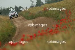 Henning Solberg, Ilka Minor (Ford Fiesta WRC, #16) 26-29.06.2014. World Rally Championship, Rd 7, Rally Poland, Mikolajki, Poland.