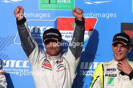  Race 2, Sebastian Loeb (FRA) Citroen C-Elysee WTCC, Citroen Total WTCC race winner   13.04.2014. World Touring Car Championship, Rounds 01 and 02, Marrakech, Morocco.