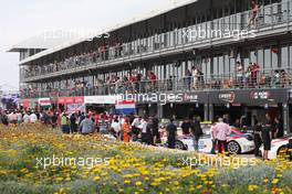   Race 2, The pi lane after race   13.04.2014. World Touring Car Championship, Rounds 01 and 02, Marrakech, Morocco.