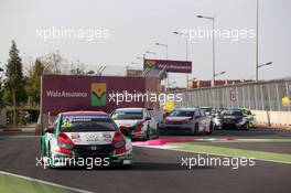   Race 2, Mehdi Bennani (MAR) Honda Civic WTCC, Proteam Racing   13.04.2014. World Touring Car Championship, Rounds 01 and 02, Marrakech, Morocco.